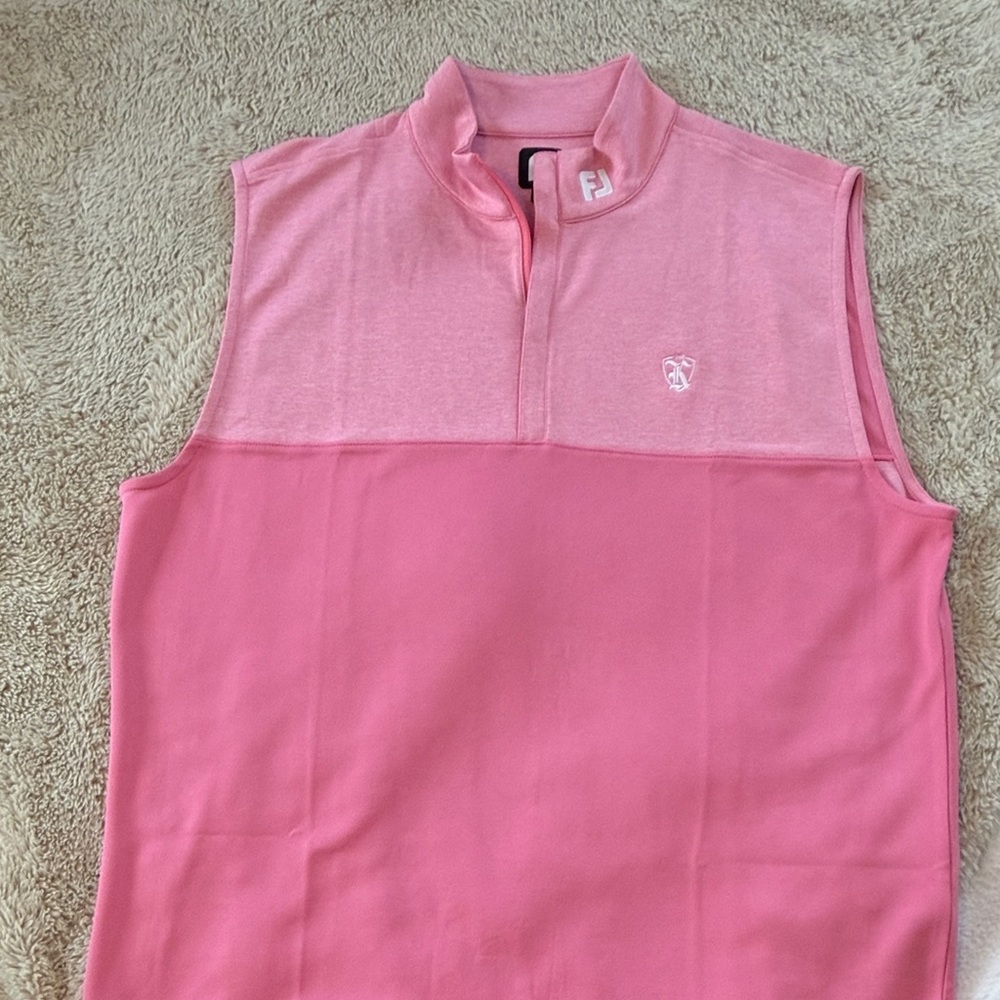 FootJoy Pink Sleeveless Golf Top